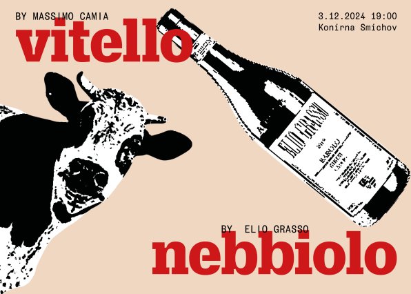 Tematická večeře Vitello & Nebbiolo, Massimo Camia, the italians..