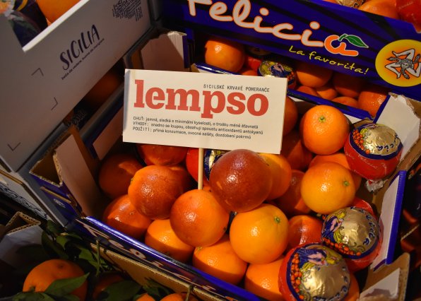 sicilské krvavé pomeranče Lempso