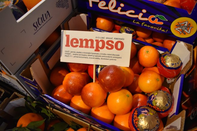 sicilské krvavé pomeranče Lempso